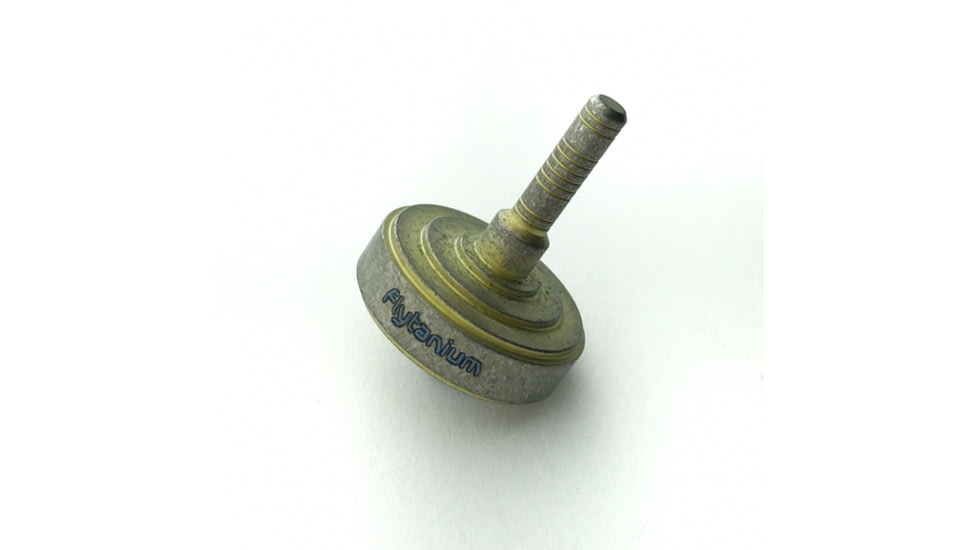 Flytanium Lunar Mini Titanium Spinning Top, Yellow, FLY-082Y