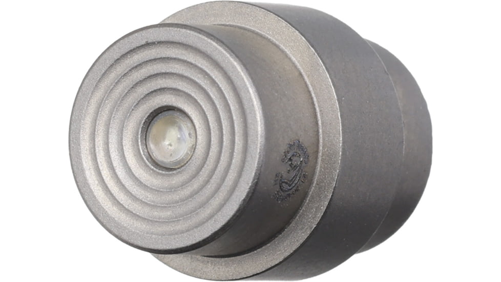 Flytanium PM2 Tritium Titanium Lanyard Hole Stopper, Green Tritium Insert, Stonewash Finish, FLY-1194SG