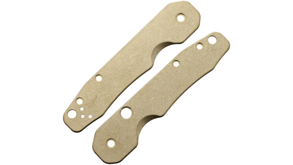 Flytanium Smock Brass Scales, For Spyderco Smock, FLY-740