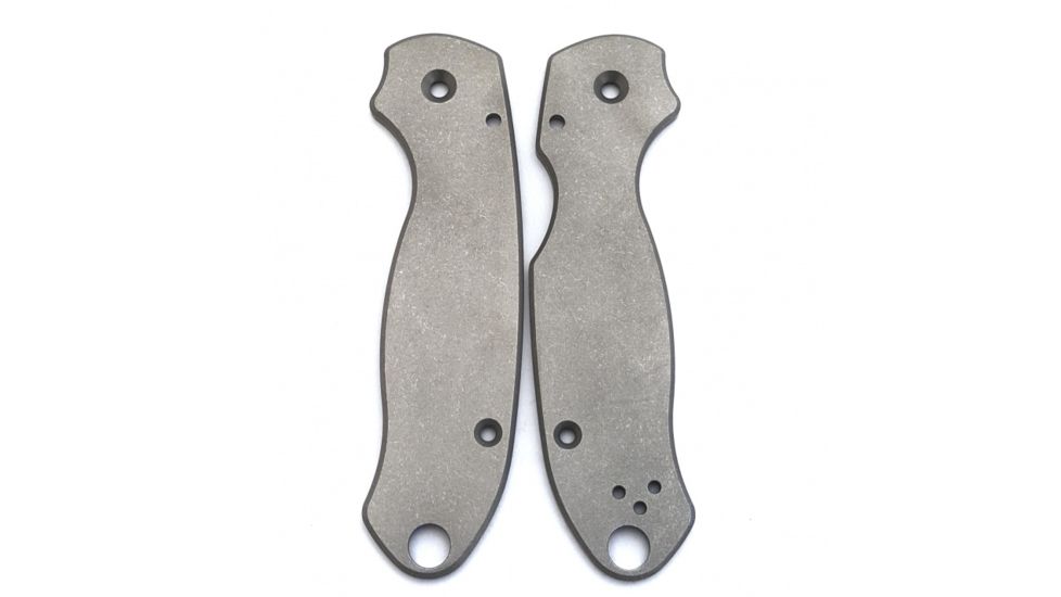 Flytanium Titanium Scales for Spyderco Para3, Stonewash, FLY-0277
