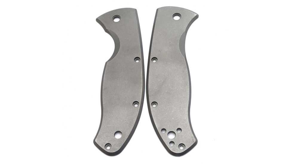 Flytanium Titanium Scales for Spyderco Tenacious, Stonewash, FLY-0285