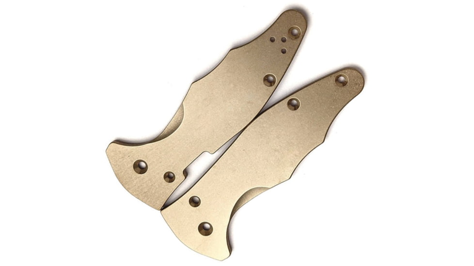 Flytanium Yojimbo 2 Handle Scales Brass