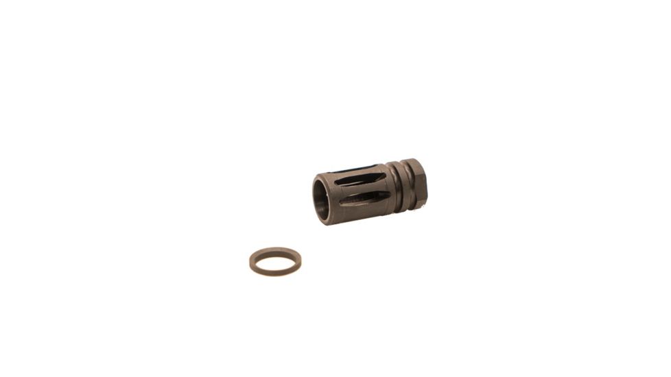 FM Products .45 Caliber Flash Supressor, 5/8-24 Thread, Black, FM-45-FS
