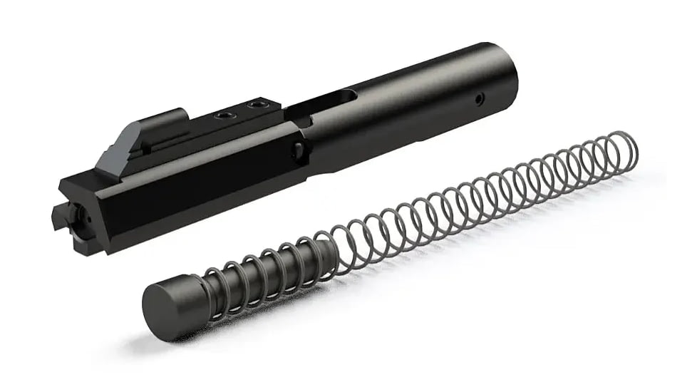 USED FM Products .46 Caliber Bolt Carrier and Heavy Buffer, 8.5 oz, w/.308 Carbine Recoil Spring, Black, FM45-BCG-HB-RS, EDEMO1, Condition Parts Only/Salvage, Wrong Product