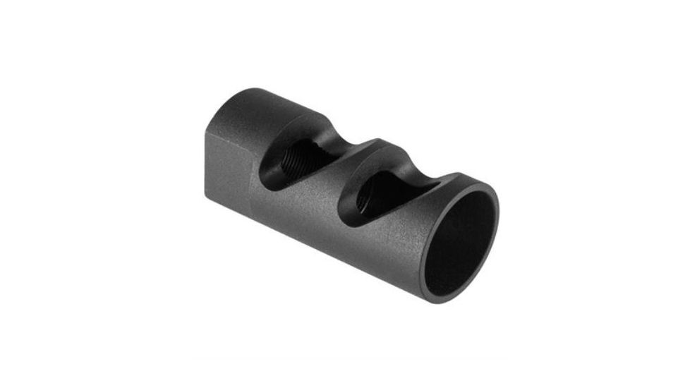 FM Products 9mm Muzzel Brake CA Compliant, 1/2-36 Thread, Black FM-9BD