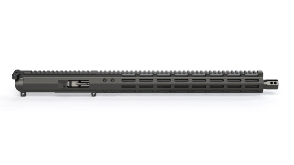 FM Products FM-45 AR Rear Charging Upper Receiver w/ Micro Brake, .45 Caliber, Ultralight Profile, Black, FM45-RS-1615