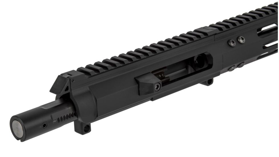 FM Products FM-9 10.5in Upper Receiver w/Forward Blast Diffuser, Black, FM9-10.5UR-BD