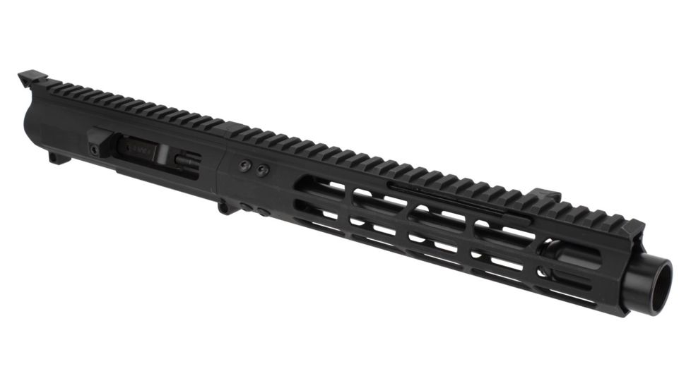 FM Products FM-9 10.5in Upper Receiver w/Forward Blast Diffuser, Black, FM9-10.5UR-BD