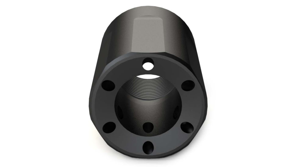 FM Products Micro Blast Diffuser, .45 ACP, 5/8-24 Thread, Black, FMP-45MBD