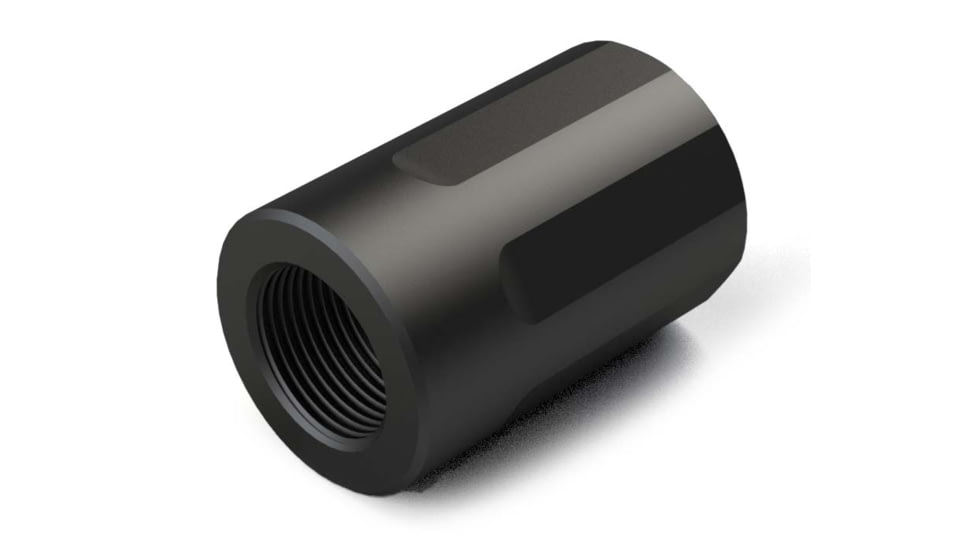 FM Products Micro Blast Diffuser, .45 ACP, 5/8-24 Thread, Black, FMP-45MBD