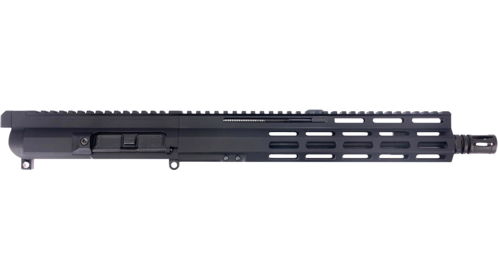FM Products Mike-15 .223 Wylde Gen 2 Complete Upper Receiver, 22.25 inch, 12.5 inch Barrel, Mid Length, 1-8 Twist, 1/2x28 Thread, Free-Float, Nitride, Black, MIKE15U-223-G2-12.5M-2