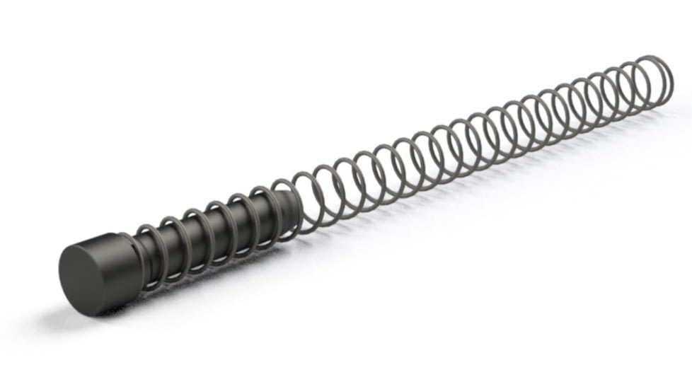 FM Products PCC 9mm Heavy Buffer 6.5 oz w/ .308 Carbine Recoil Spring, Black, FM9-HB-RS