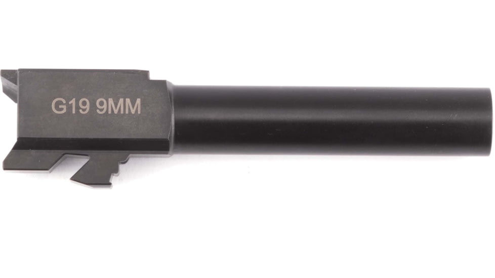 FM Products Ultra Premium Match Grade Barrel, Glock 19, Black, FMP-GBRL-19
