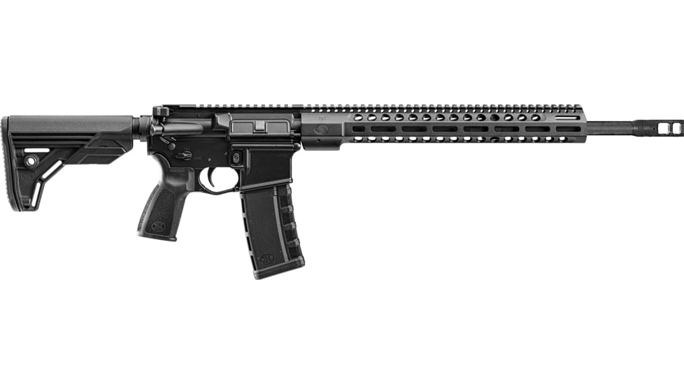 FN America FN15 DMR3 Semi-Auto Rifle, 223 Rem/5.56 NATO, 18in Barrel, 1-7, Synthetic Black Stock, Black, 30RD, 36100669-FRRMPG