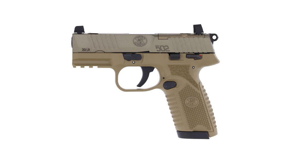 FN America 502 MRD Semi Auto Pistol, 22 Long Rifle, 4 in Barrel