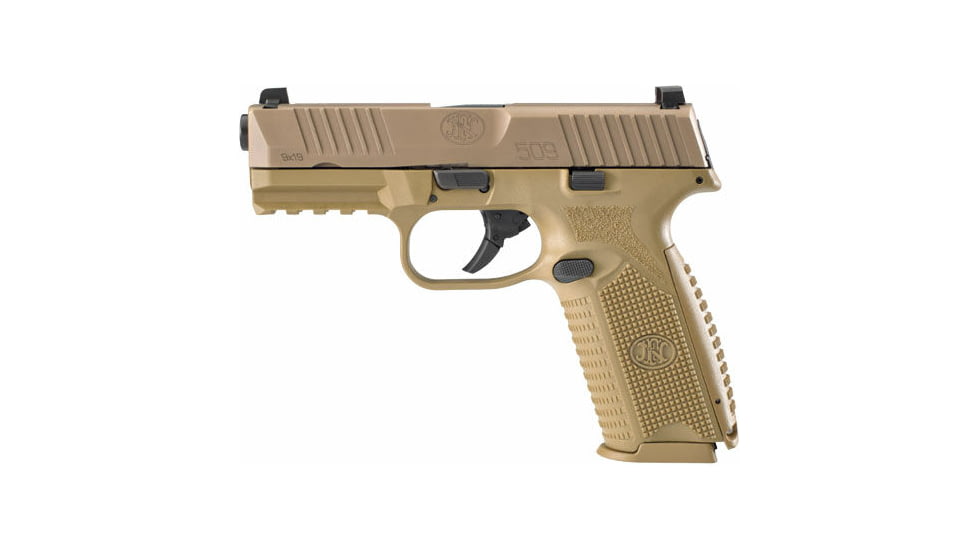 FN America 509 Midsize MRD Semi Auto Pistol, 9mm Luger, 4 in Barrel