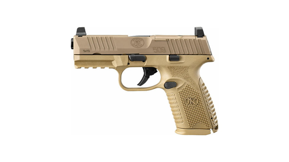 FN America 509 Midsize MRD Semi Auto Pistol, 9mm Luger, 4 in Barrel