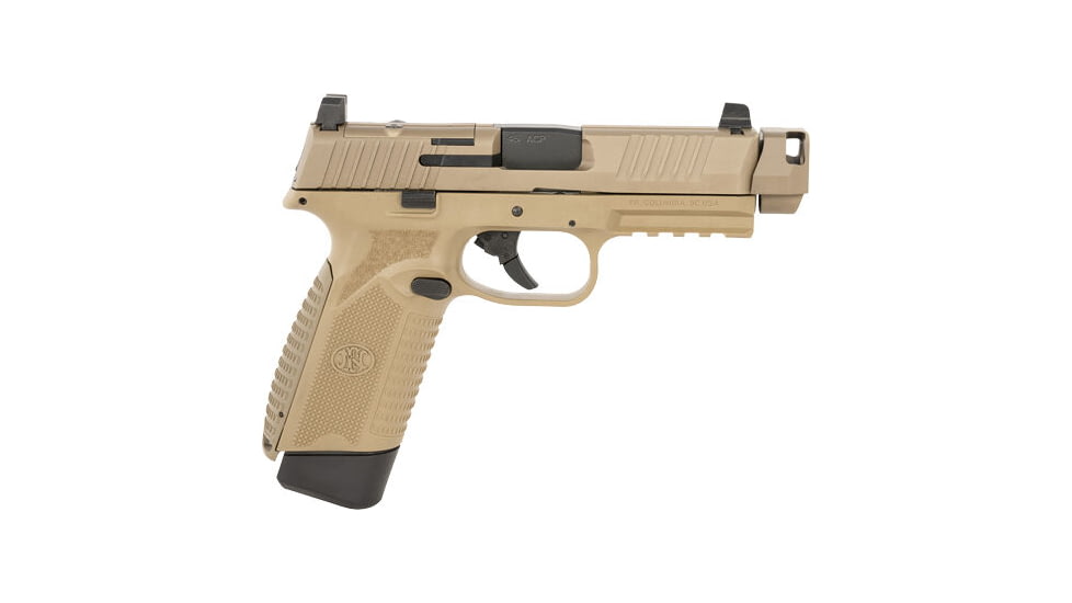 FN America 545 MRD QD Compensator Semi Auto Pistol, 45 ACP, 4.1 in Barrel