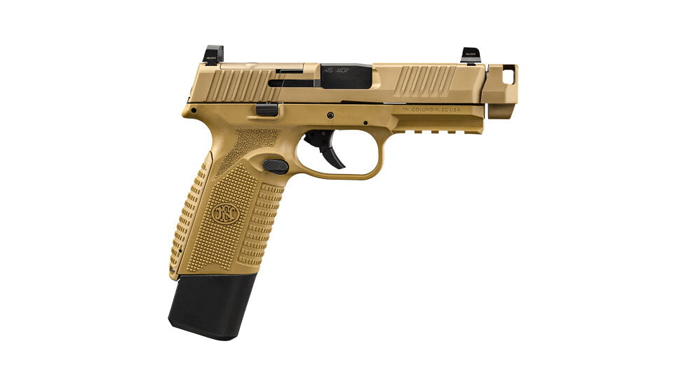 FN America 545 MRD QD Compensator Semi Auto Pistol, 45 ACP, 4.1 in Barrel