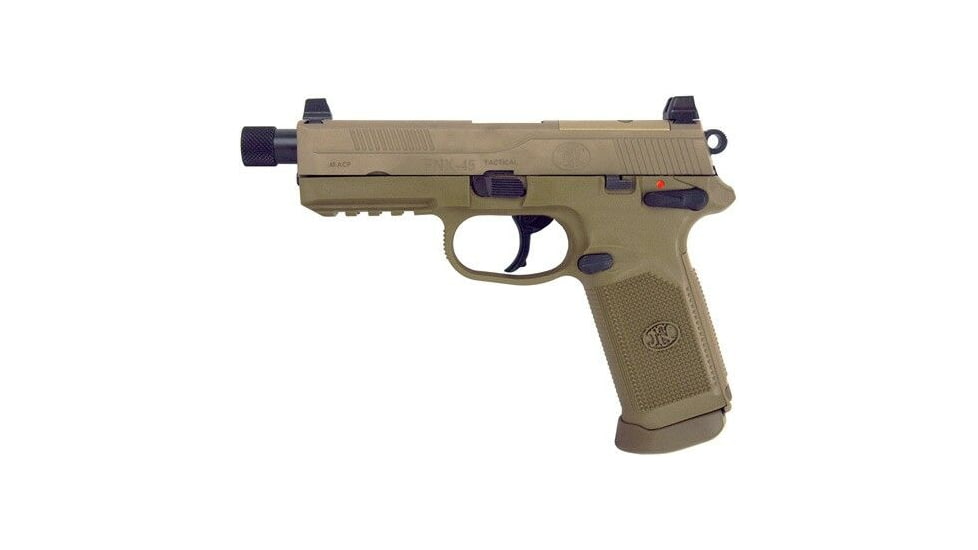 FN America FNX-45 Tactical DA/SA MS Semi Auto Pistol, 45 ACP, 5.3 in Barrel