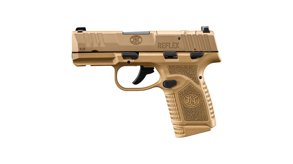 FN America Reflex MRD Semi Auto Pistol with Manual Safety, 9mm Luger, 3.3 in Barrel