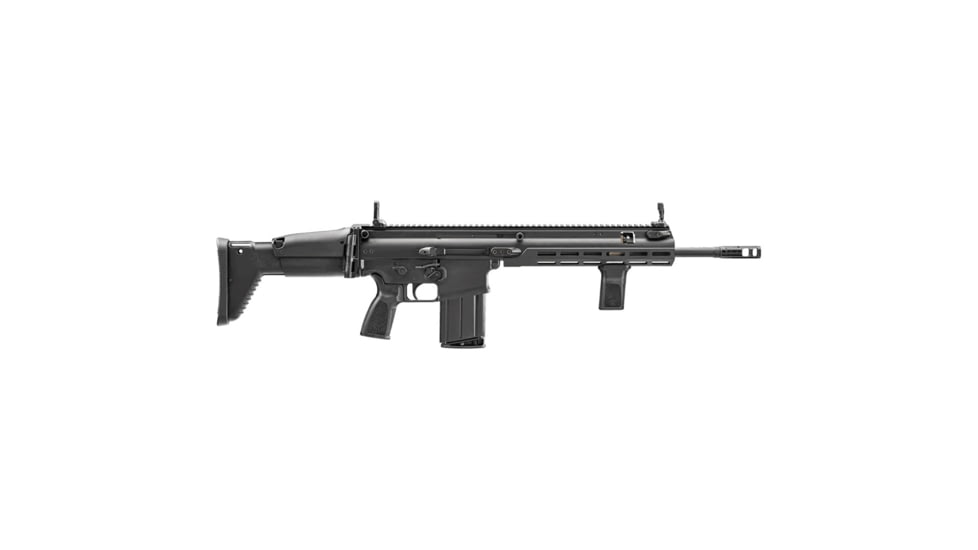 FN America SCAR 17S Semi Auto Rifle, 7.62x51mm NATO, 16.25 inch Barrel, 1-10 Twist, Aluminum Flat Dark Earth Stock, 20 Round Capacity, 38102017200