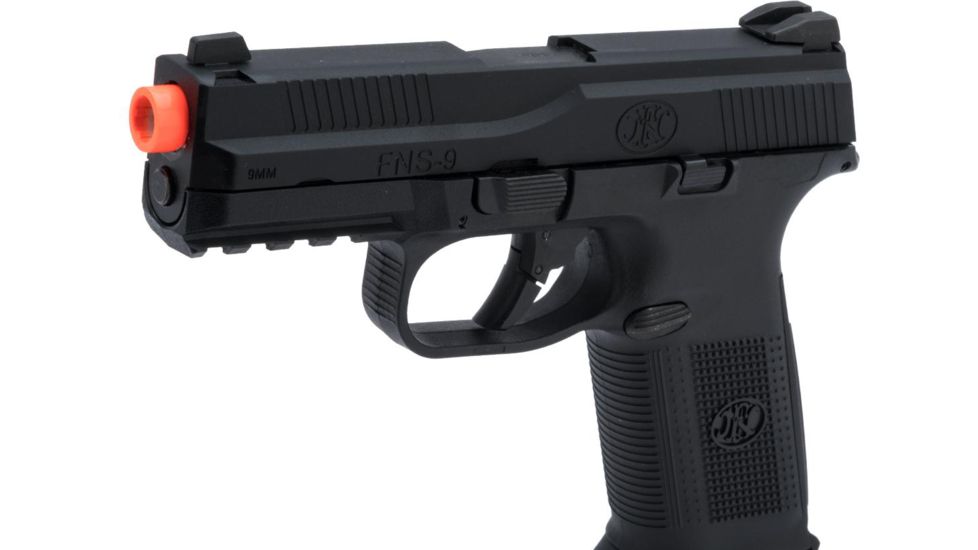 FN Herstal Licensed FNS-9 Gas Blowback Airsoft Pistol by VFC, Black, Small, CB3-FNS-BK01 / 200511