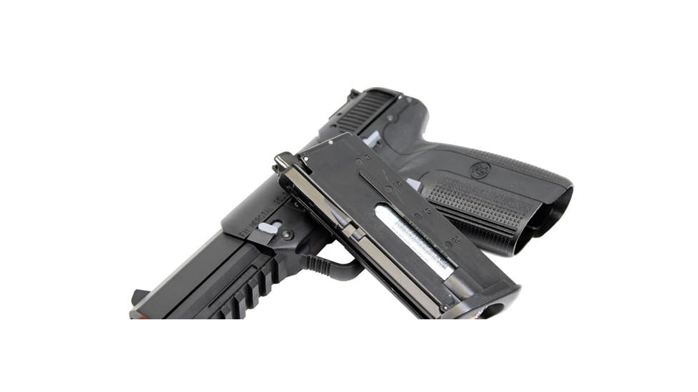 FN Herstal Spare Co2 Gas Blowback Airsoft Magazines, Marushin Five-seven, FN-57, Black, Small, 50113