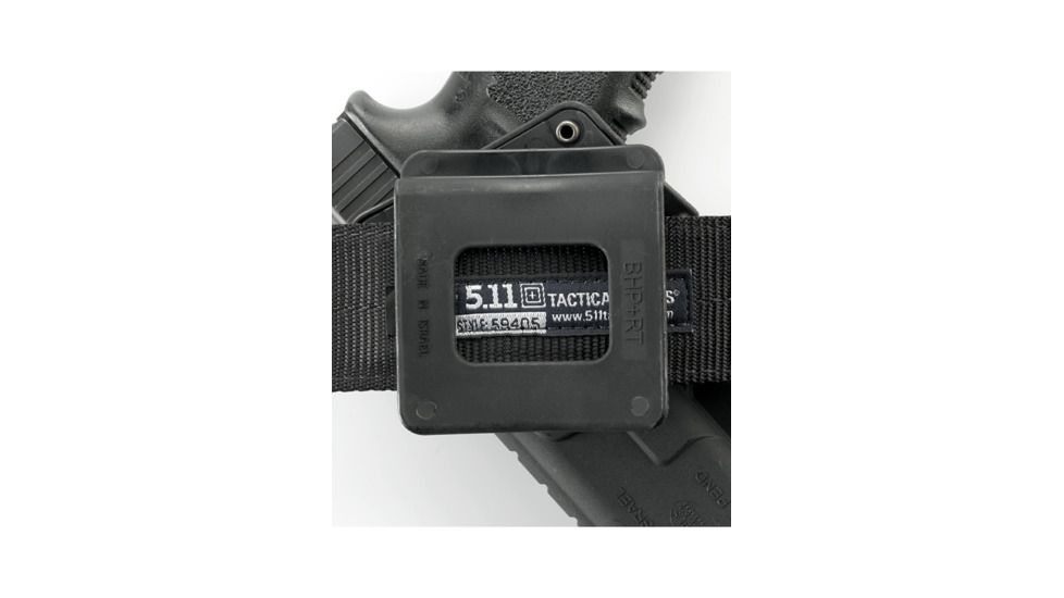 Fobus 1911 and 45 Single-Stack Double Magazine Pouch, Black, 4500NDRB214