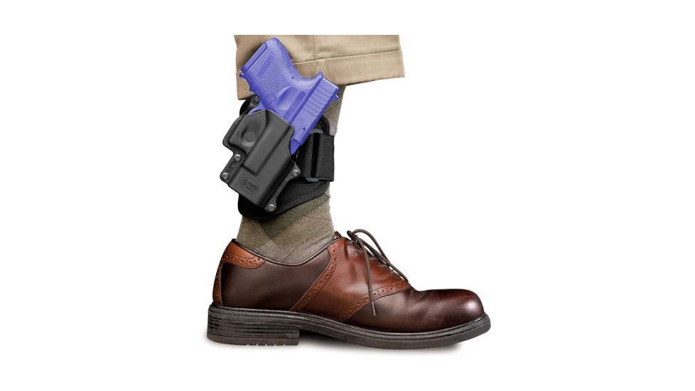 Fobus Ankle Holster for Glock 26/27/33 - Thumb Break Ankle Holster