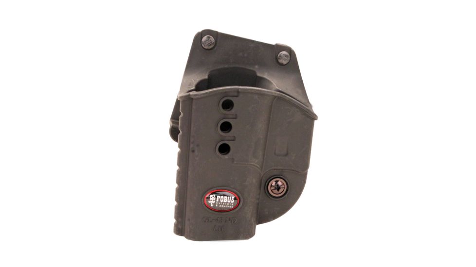 Fobus Evolution Holster, Glock 43/43X/48 w/o rails, Left Hand, Black, GL43NDLHBH