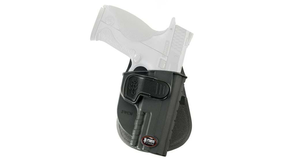 USED Fobus CH Series OWB Roto-Paddle Holster, Smith and Wesson MP .45 Compact &amp; Full Size/MP 9mm &amp; .40 Compact &amp; Full Size/MP Pro 9mm .40 .45 Compact/Full, Right, Black, SWCHRP, EDEMO1