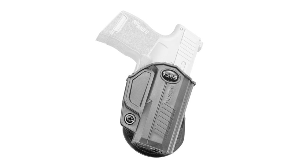 Fobus Evolution OWB Belt Holster, Sig Sauer P365-380, P365, Left, Black, 365NDLHBH