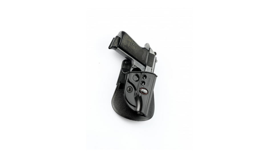 Fobus Evolution E2 Holster for Walther PPK, Roto, Belt, Plain Black, Right Hand PPKE2RB