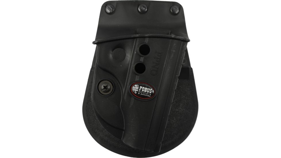 Fobus Evolution E2 Holster for Walther PPK, Standard, Paddle, Plain Black, Right Hand PPKE2 