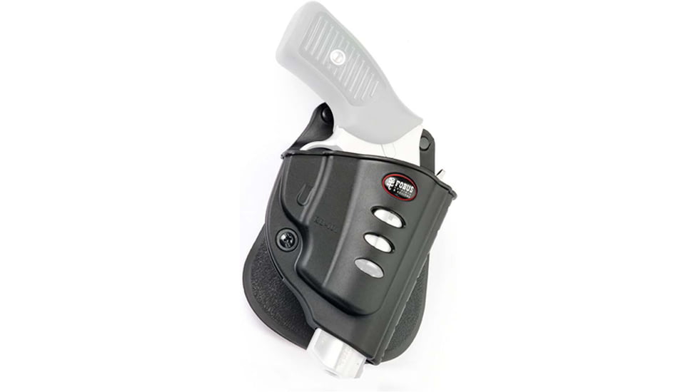 Fobus Evolution OWB Belt Holster, Charter Arms Boomer, Bulldog, Mag Pug, Pitbull, Ruger LCR, LCRx, Ruger SP101, Righ, Black, RU101BH