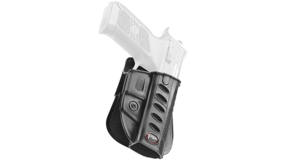 Fobus Injection Molded Polymer OWB Paddle Holster, CZ 75, CZ P-07 Duty, Black, CZDUTY