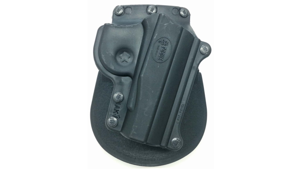Fobus Injection Molded Polymer OWB Paddle Holster, Makarov PM .380 ACP, Black, MAK-1