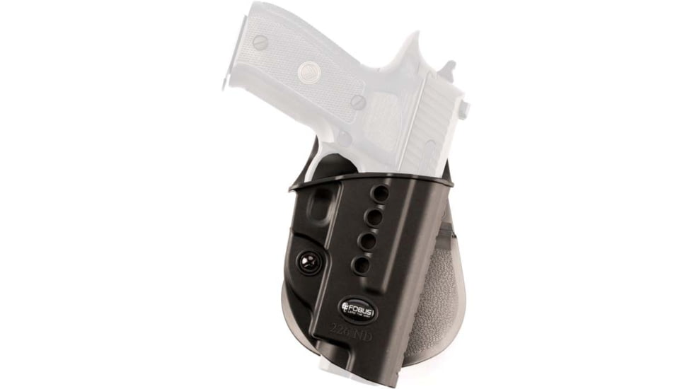 Fobus 226ND Polymer OWB Paddle Holster, Sig Sauer P220/P225/P226/P226 MK25/P227/P228/P245 Norinco NC226, Right Hand, Black, 226ND