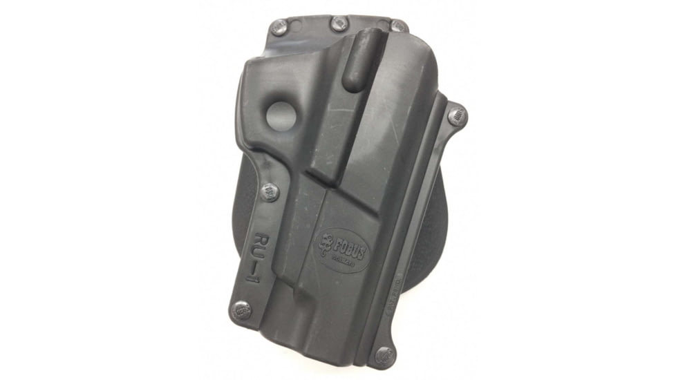 Fobus Injection Molded Polymer OWB Paddle Holster, Ruger P85, Ruger P89, Black, RU-1