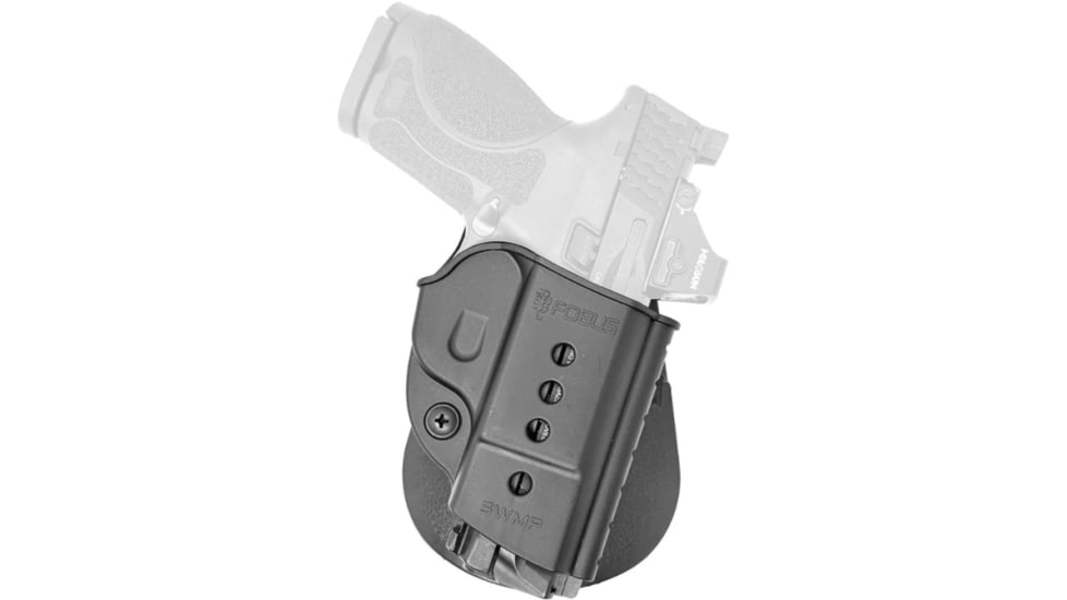 Fobus SWMP3 Polymer OWB Paddle Holster, S&amp;W M&amp;P 2.0/Shadow Systems MR920, Right Hand, Black, SWMP3