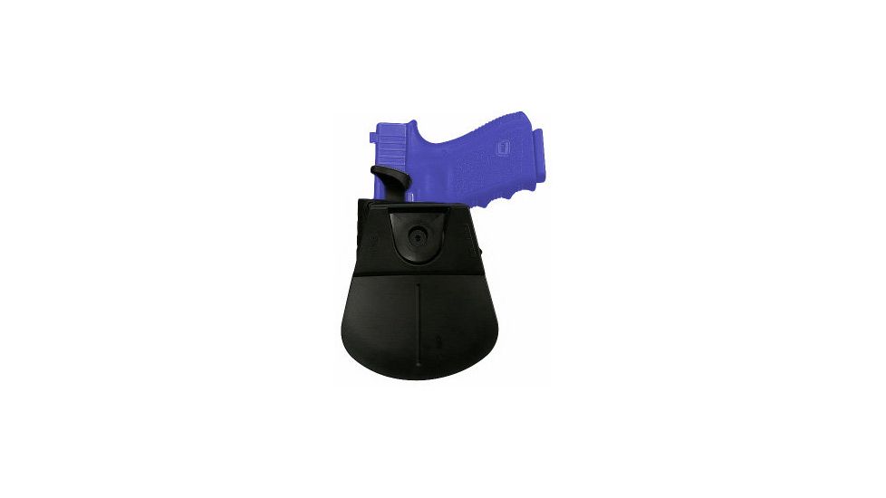 Fobus Level 2 Thumb Lever Holster for H&amp;K USP Handgun - back shown with thumb lever