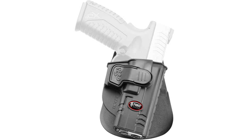 Fobus OWB Roto-Paddle Holster, Springfield XD 9mm, XDM, Right, Black, XDCHRP