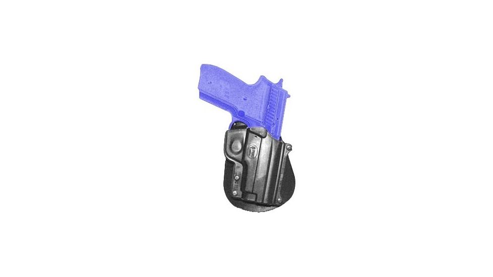 USED Fobus Paddle Roto Holster, SIG Sauer P229/Steyr M40/Smith &amp; Wesson M&amp;P 45 Shield/Steyr M9/Steyr S40/Steyr S9/Steyr M357, Right Hand, Plain, Black, SG4RP, EDEMO1, Used, Condition Fair, Scratches