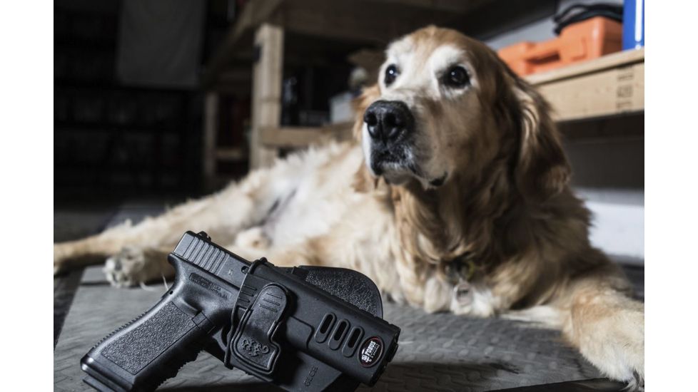 Fobus Rapid Release Systems Level 2 Holster in Use