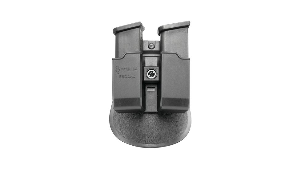 Fobus Roto Paddle Double Stack Magazine Pouch For Glock/H&amp;K USP 9mm/.40, Black, 6900NDRP