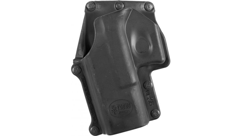 Fobus Roto Speed Belt Loop Holster, Left Hand, Black - Fits Glock 19, 23, 32 w/ Laser/Light 