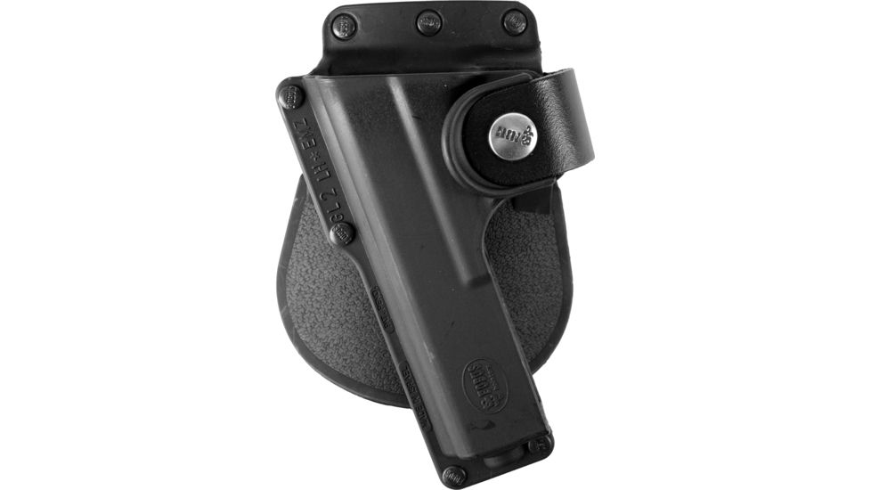 Fobus Roto Tactical Speed Paddle Holster, Black, Left Hand - Fits Glock 19,23,32 w/Laser/Light