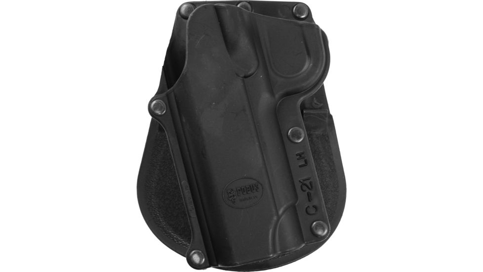 Fobus Standard Left Hand Paddle Plain Black Holster C21LH