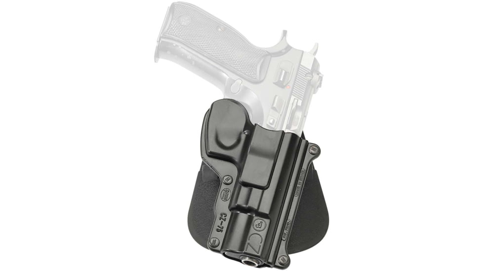 Fobus Standard OWB Roto-Paddle Holsters, CZ 75, 75BD, 75D 9mm, Right, Black, CZ75RP